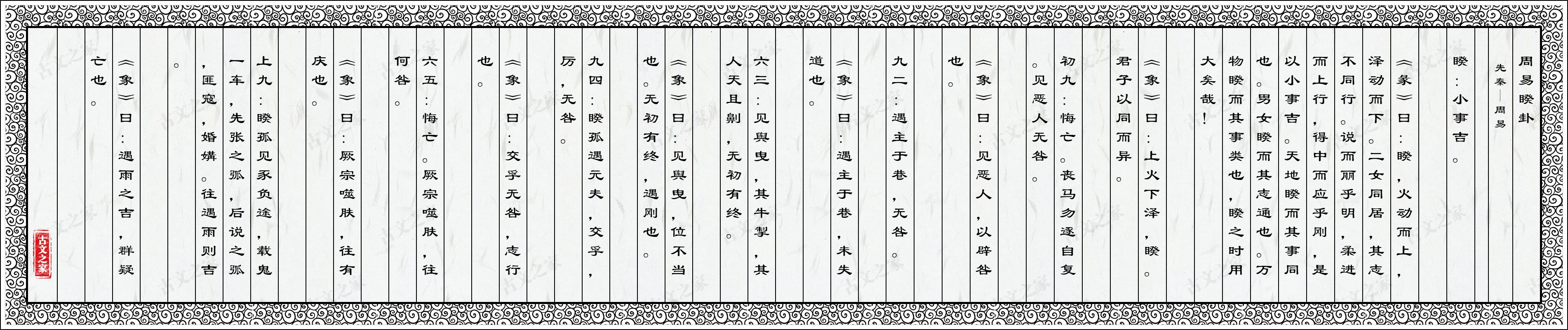 周易睽卦
