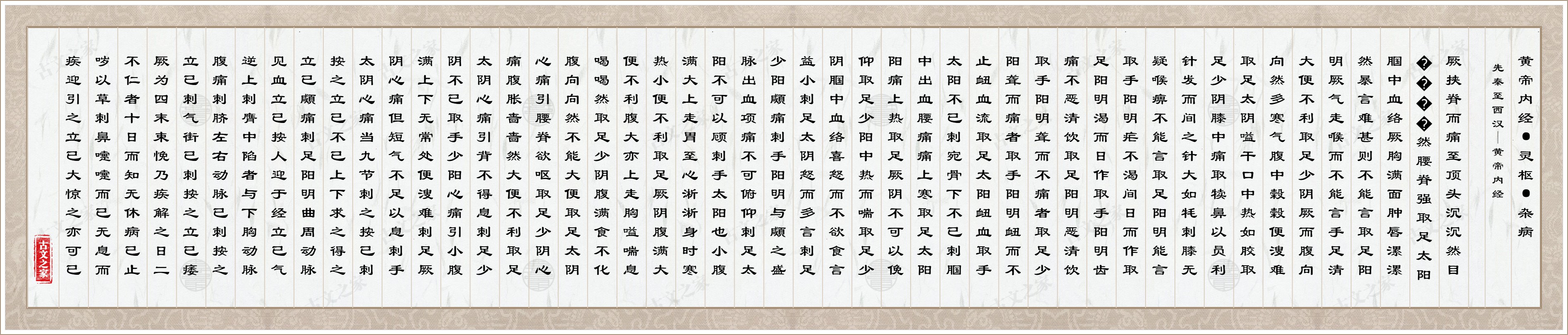 黄帝内经·灵枢·杂病图片